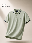 Polo Uomo 100% Cotone Manica Corta Tinta Unita Casual Estate Maglietta Uomo S-3XL Kiwi