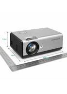 Videoproiettore LED 1080P | Schermo 200 Pollici con Telecomando e Speaker