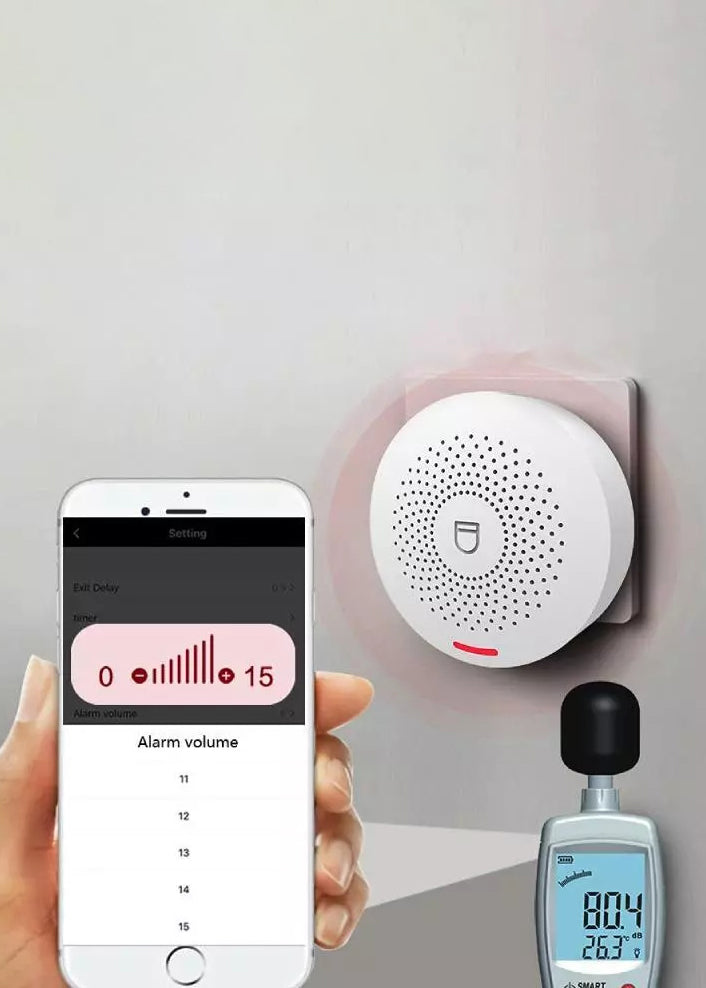 Kit Allarme Antifurto WiFi Casa | Alexa & Google | App Tuya | WIBY
