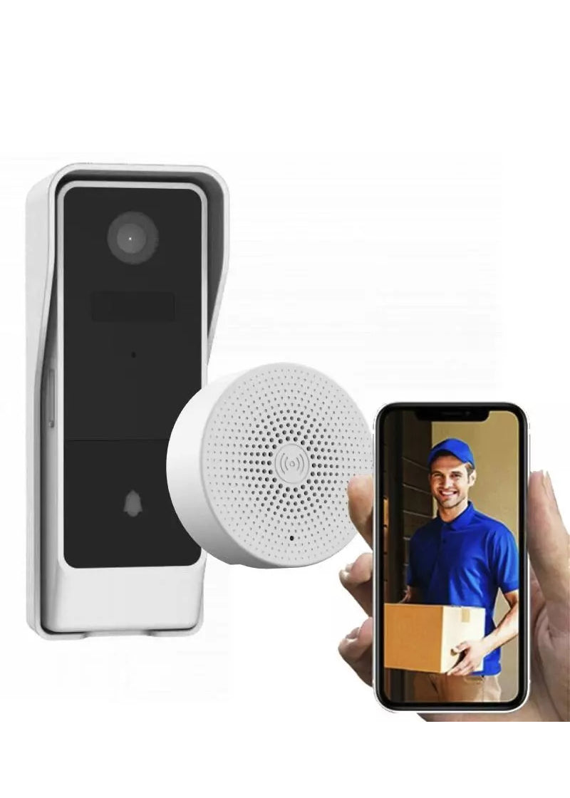 Videocitofono WiFi Full HD 1080P | IP65 | Batteria 4800mAh | WIBY