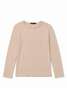 Maglia Uomo 100 Cotone Made in Italy Manica Lunga Casual S 3XL Salmone