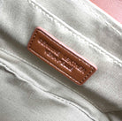 Borsa in Vera Pelle Firenze – Mini Borsa a Tracolla Trapuntata Donna 22×12×8 con Manico e Catena Dorata-2505.412