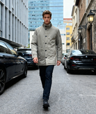 Giacca Tecnica Uomo con Imbottitura Interna Integrata – Cotton Belt Grigio chiaro M