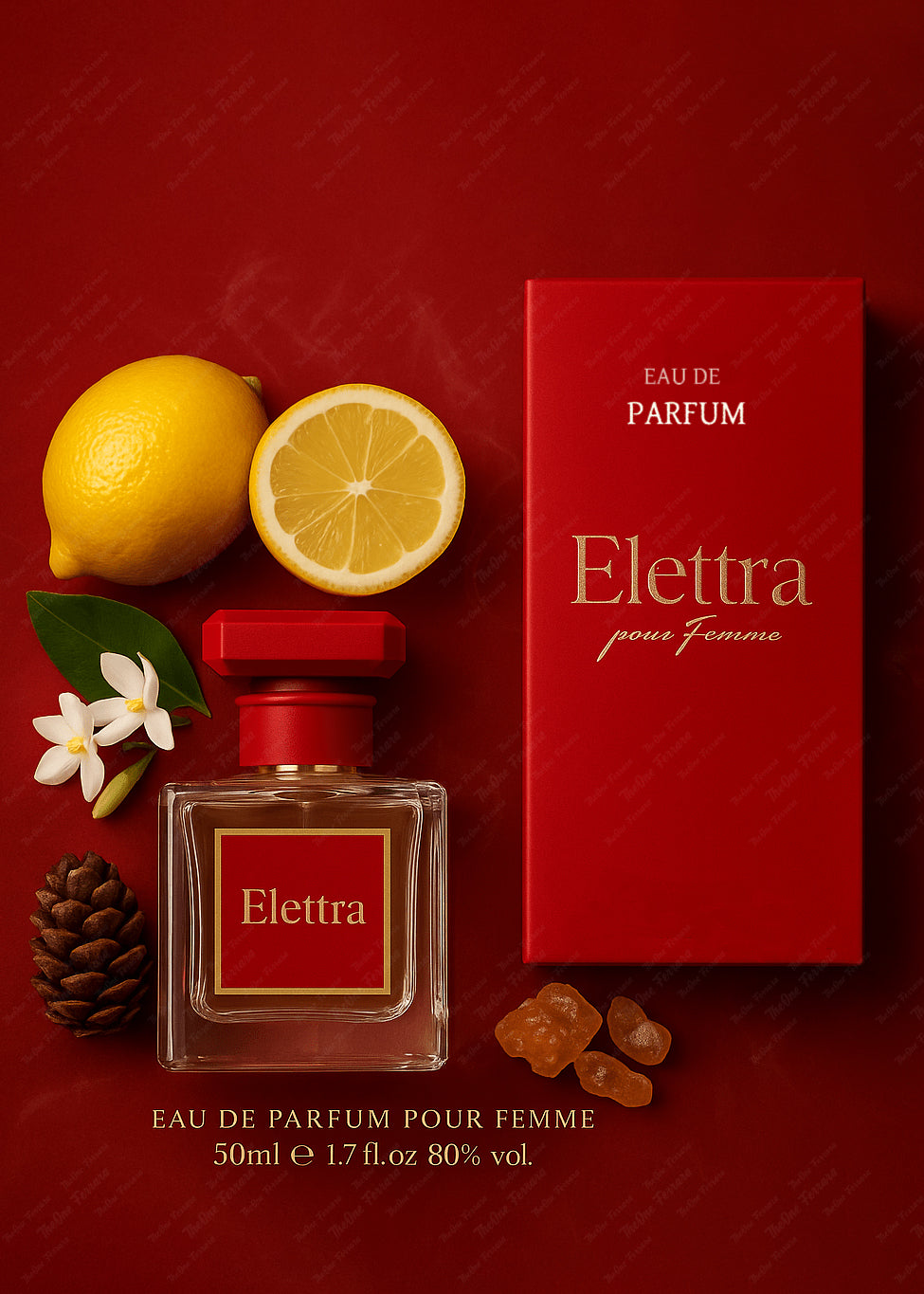 Elettra pond fomme eau de parfum pour femme 50ml e 1.7 fl.oz 80% vol.