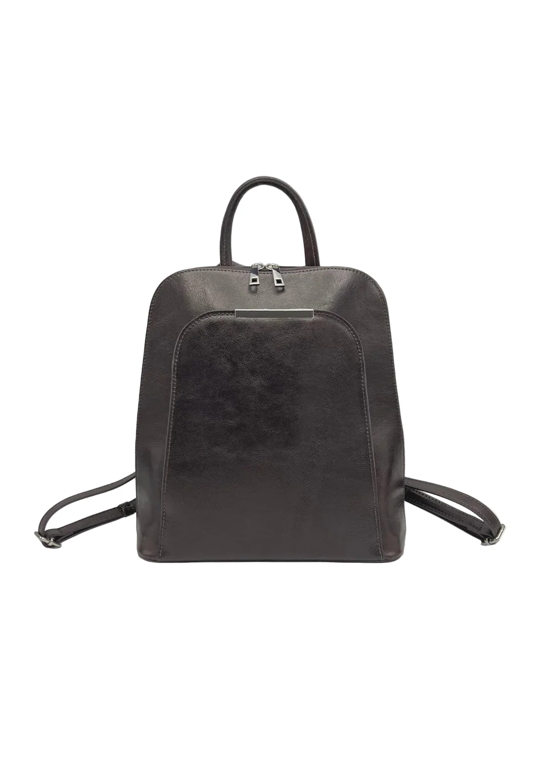 Zaino in Vera Pelle e Cuoio Conciato, Made in Italy – art. 112744 Marrone scuro