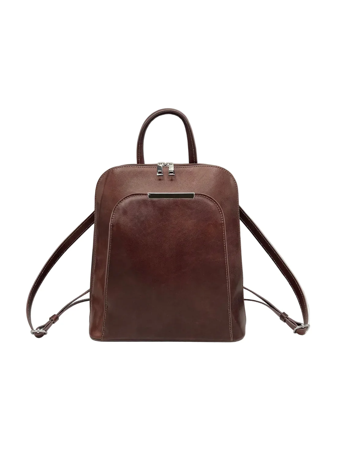 Zaino in Vera Pelle e Cuoio Conciato, Made in Italy – art. 112744 Marrone