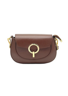Borsa a Tracolla da Donna in Vera Pelle, 2 Tracolle Removibili, Made in Italy – art. 112735 Rosso Vino