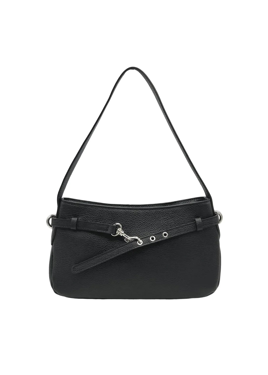 Borsa a Tracolla da Donna in Vera Pelle, Slim Design, Made in Italy – art. 112748