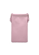 Borsa a tracolla porta cellulare in vera pelle, Made in Italy, art. 112628 Pink