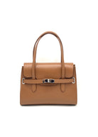 Borsa a Tracolla da Donna in Vera Pelle, Tracolla Removibile, Made in Italy – art. 112598 Marrone