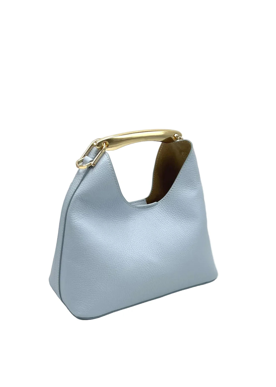 Borsa a Mano da Donna in Vera Pelle, Taglia Media, Tracolla Removibile, Made in Italy – art. 112732 Pietra Azzurra - 374