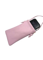 Borsa a tracolla porta cellulare in vera pelle, Made in Italy, art. 112628