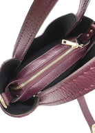 Borsa a Tracolla da Donna in Vera Pelle e Camoscio, Tracolla Removibile, Made in Italy – art. 112750