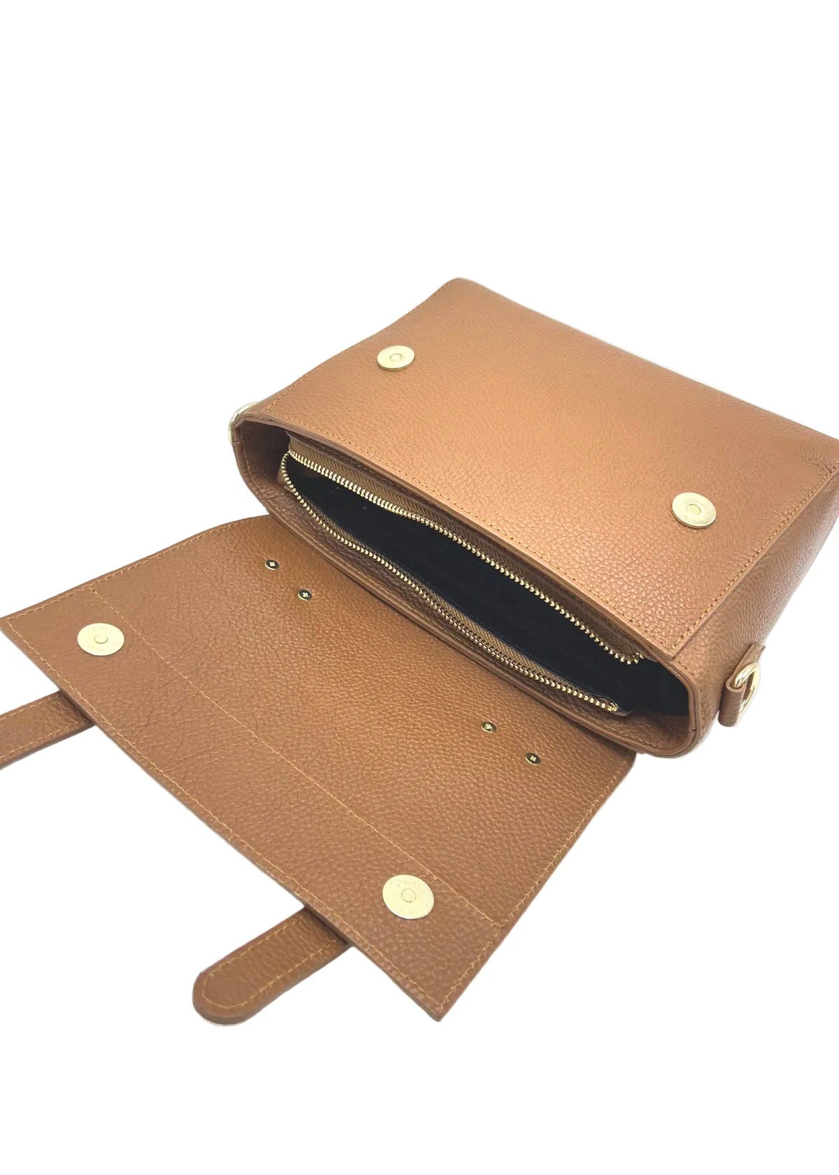 Borsa a Mano Classica da Donna in Vera Pelle, Tracolla Removibile, Made in Italy – art. 112730
