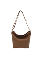 Borsa a Tracolla da Donna in Vera Pelle, Formato Verticale, Tracolla Removibile, Made in Italy – art. 112453 Marrone