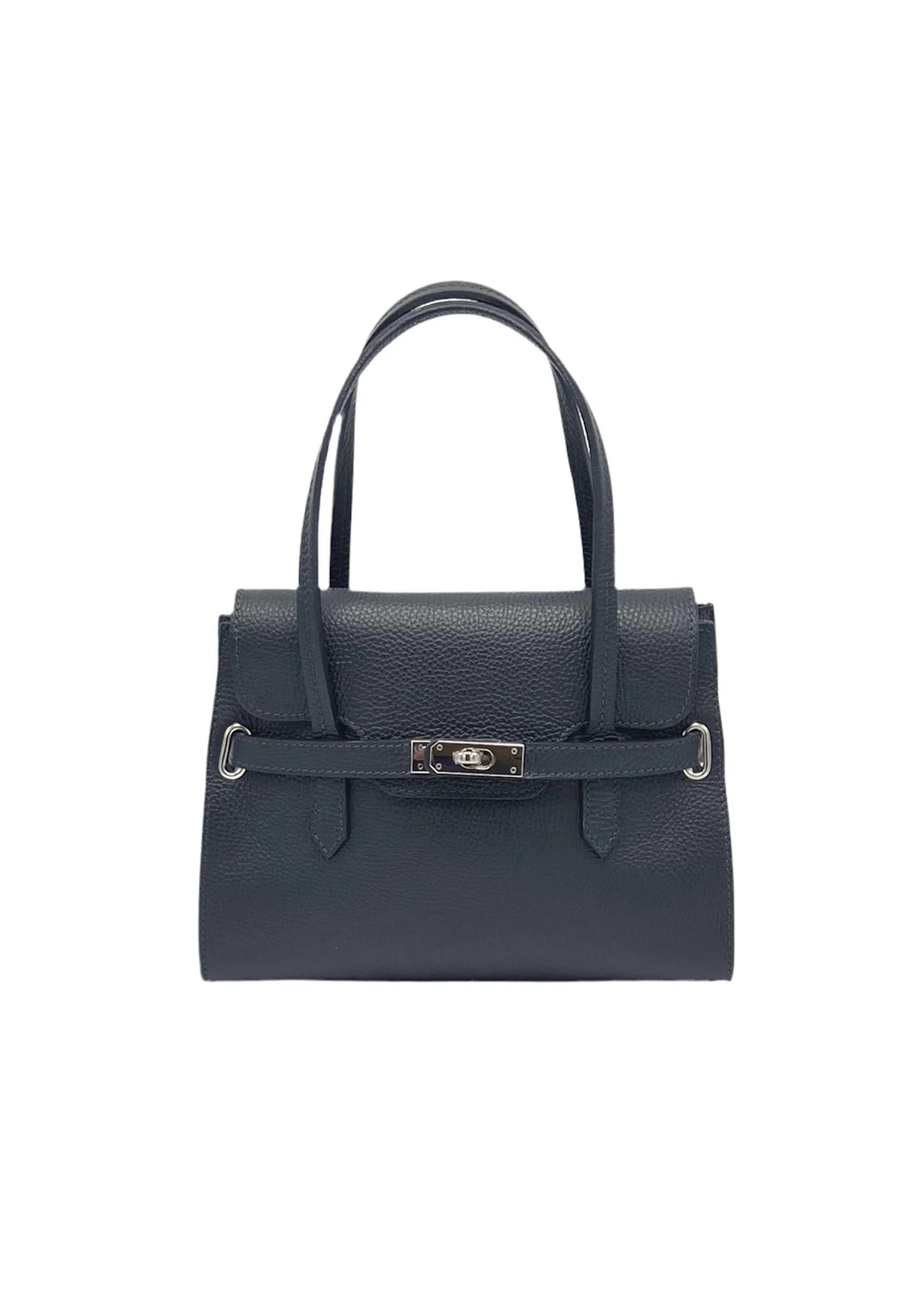 Borsa a Tracolla da Donna in Vera Pelle, Tracolla Removibile, Made in Italy – art. 112598 Blue notte
