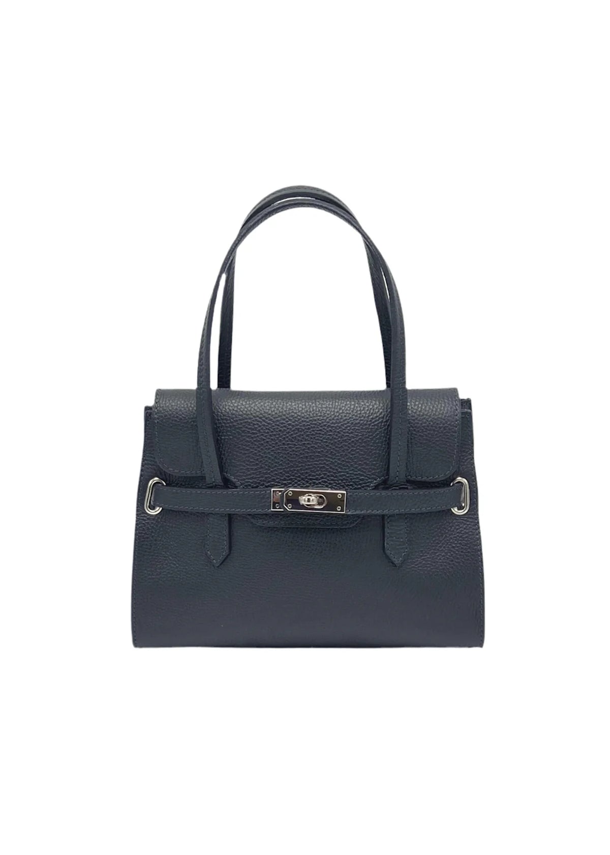 Borsa a Tracolla da Donna in Vera Pelle, Tracolla Removibile, Made in Italy – art. 112598 Blue notte