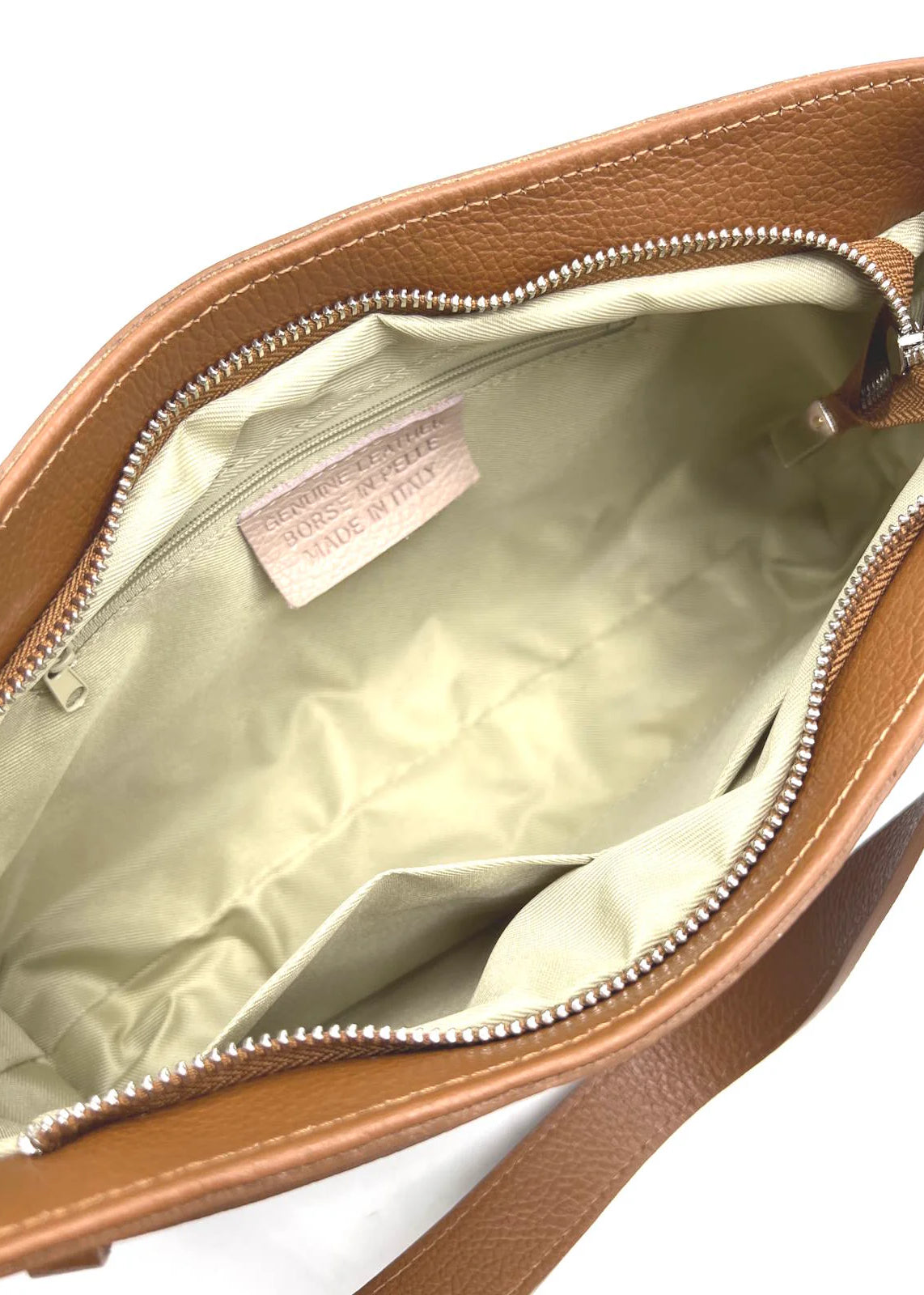 Borsa a Tracolla da Donna in Vera Pelle, Slim Design, Made in Italy – art. 112748