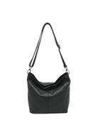 Borsa a Tracolla da Donna in Vera Pelle, Formato Verticale, Tracolla Removibile, Made in Italy – art. 112453 Nero